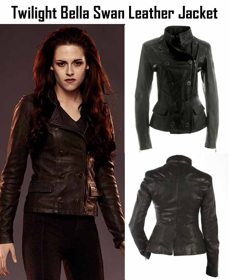 Twilight Saga Bella Swan Leather Jacket twilight bella swan jacket
