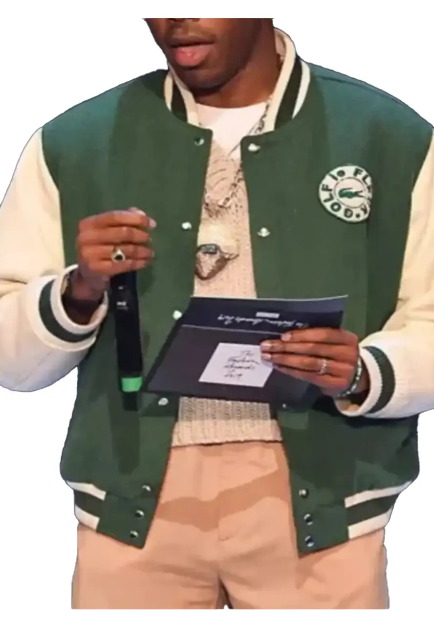 Tyler The Creator Varsity Jacket tyler the creator green jacket