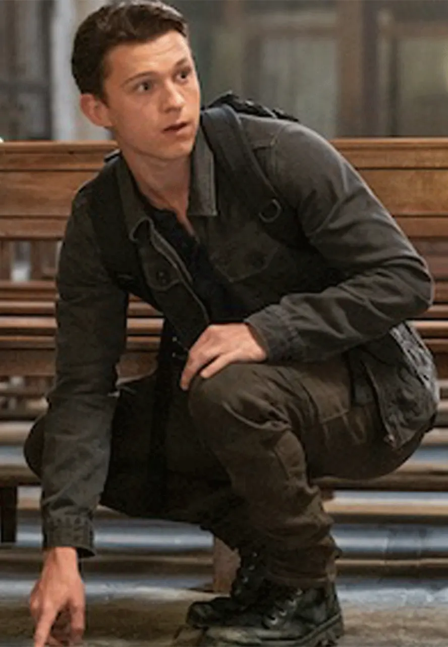 Uncharted Nathan Drake Black Jacket Uncharted Nathan Drake Black Jacket - Image 2
