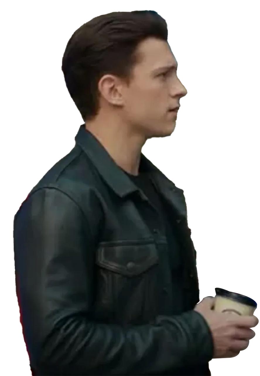 Uncharted Tom Holland Leather Jacket Uncharted Tom Holland Leather Jacket - Image 5