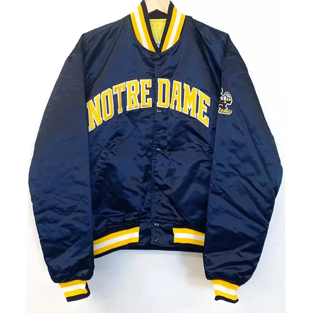 University of Notre Dame 90s Varsity Jacket University of Notre Dame 90s Varsity Jacket