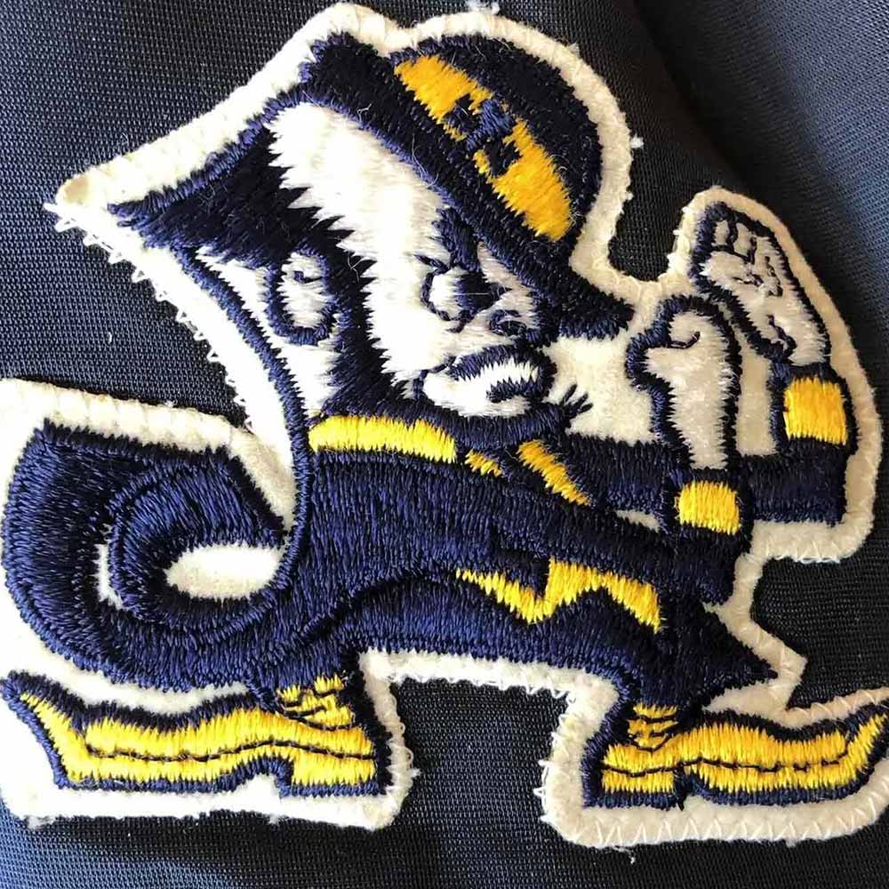 University of Notre Dame 90s Varsity Jacket University of Notre Dame 90s Varsity Jacket - Image 3