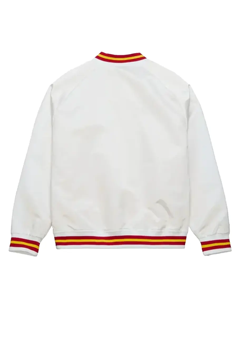 USC Trojans White Varsity Jacket USC Trojans White Varsity Jacket - Image 2