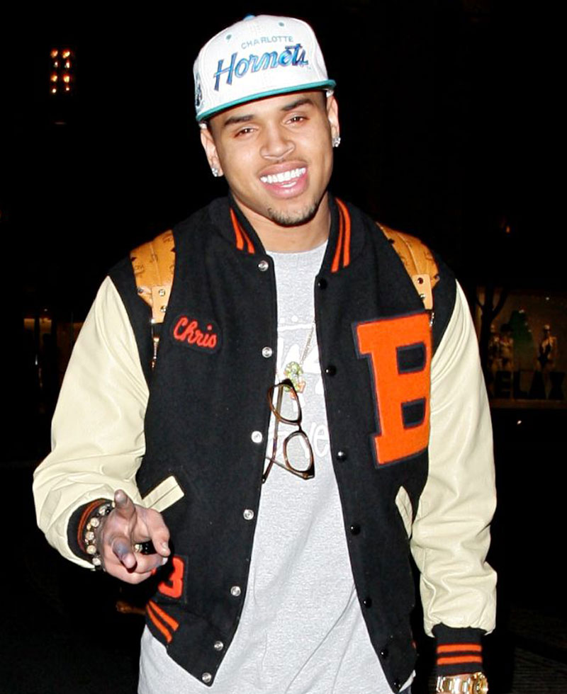 Chris Brown Letterman M Jacket Chris Brown Letterman M Jacket