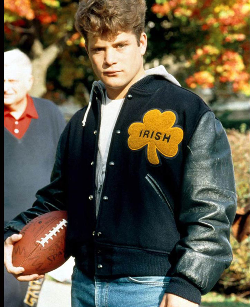 Notre Dame Rudy Irish Varsity Jacket Notre Dame Rudy Irish Varsity Jacket - Image 3