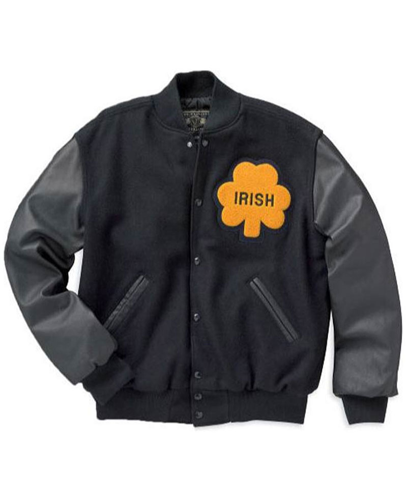 Notre Dame Rudy Irish Varsity Jacket Notre Dame Rudy Irish Varsity Jacket