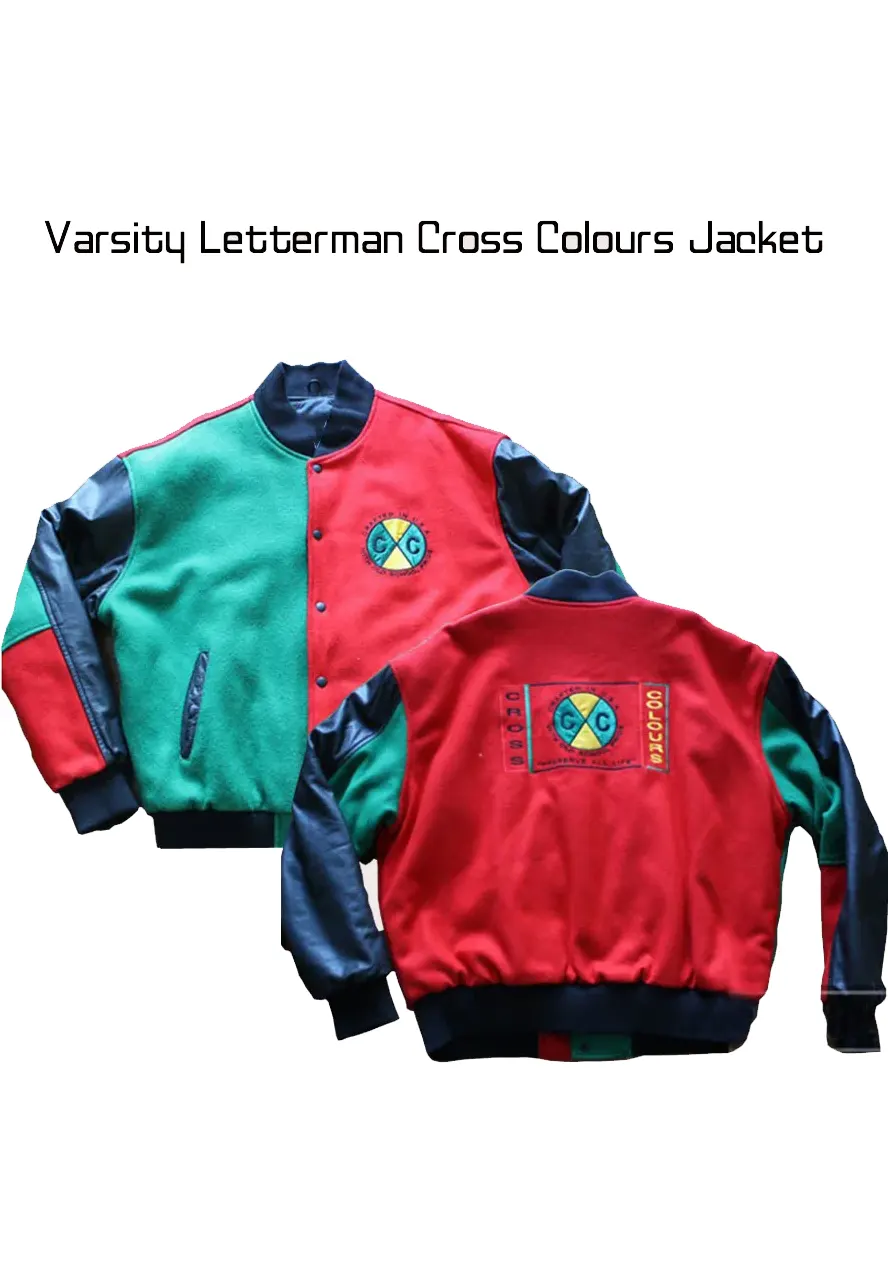 Cross Colours Letterman Jacket Cross Colours Letterman Jacket - Image 3