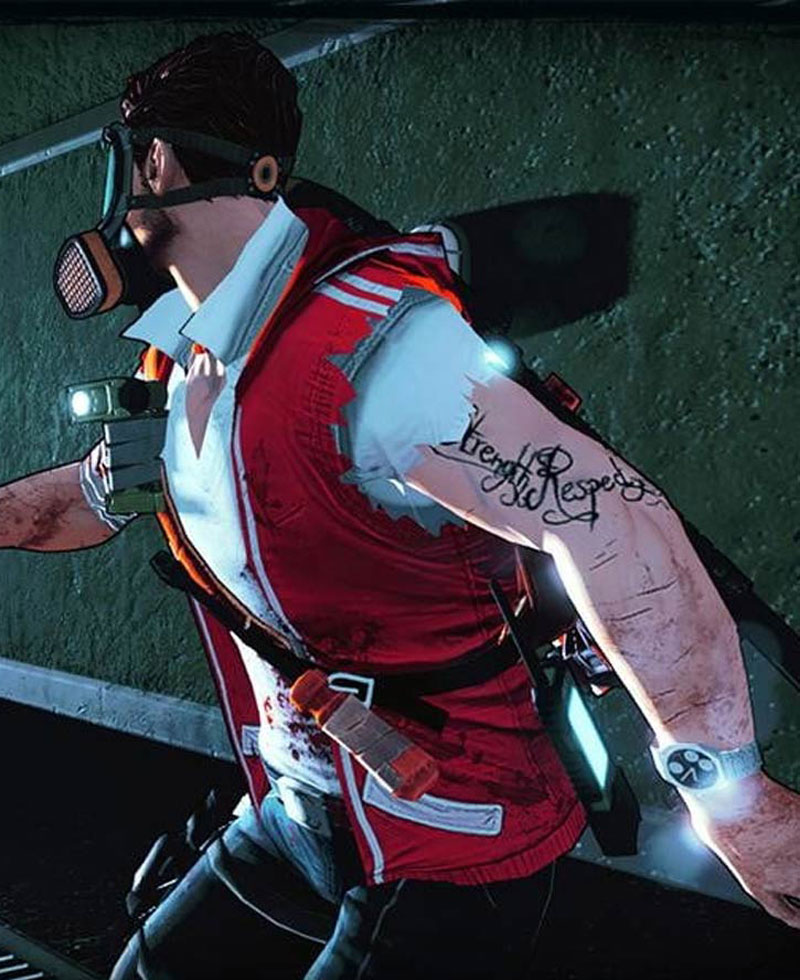 Dead Island 2 Cliff Calo Red Vest Dead Island 2 Cliff Calo Red Vest - Image 3
