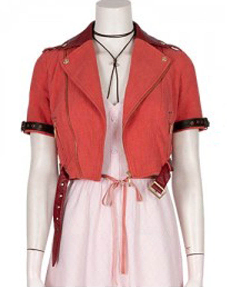 FF VII Remake Aerith Cropped Jacket FF VII Remake Aerith Cropped Jacket