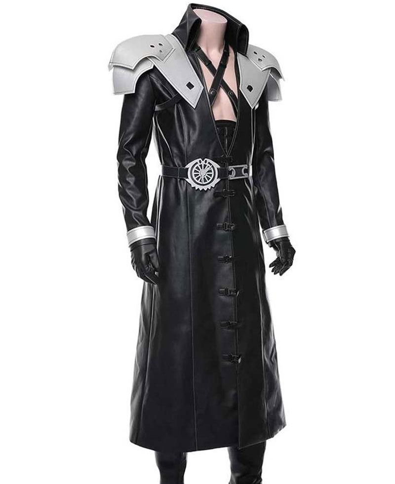 Final Fantasy VII Sephiroth Leather Coat Final Fantasy VII Sephiroth Leather Coat - Image 2