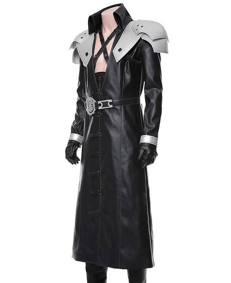 Final Fantasy VII Sephiroth Leather Coat Final Fantasy VII Sephiroth Leather Coat - Image 4
