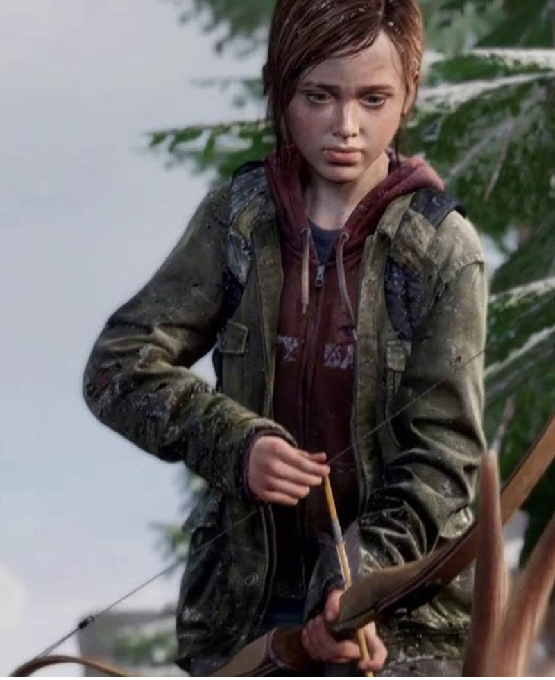 Ellie The Last of Us Part II Green Jacket Ellie The Last of Us Part II Green Jacket - Image 2