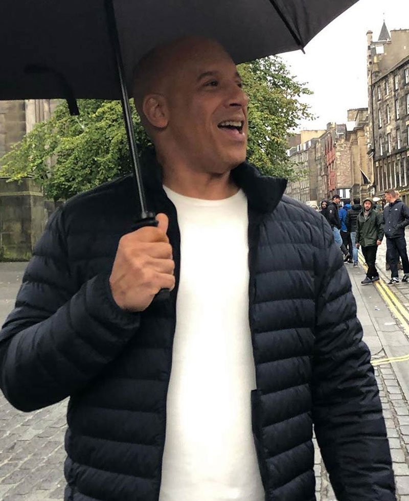 F9 Vin Diesel Black Puffer Jacket F9 Vin Diesel Black Puffer Jacket