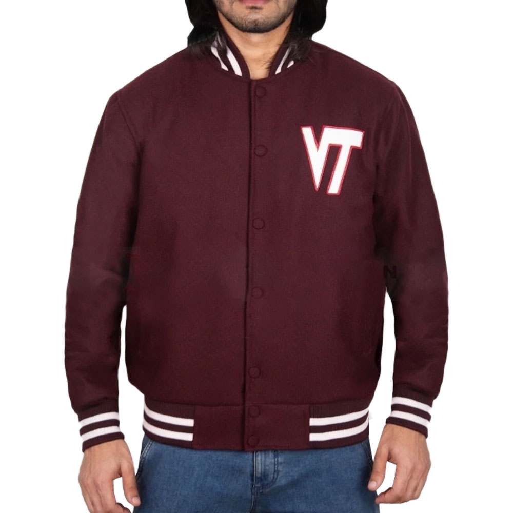 Virginia Tech Hokies Varsity Jacket Virginia Tech Hokies Varsity Jacket - Image 3