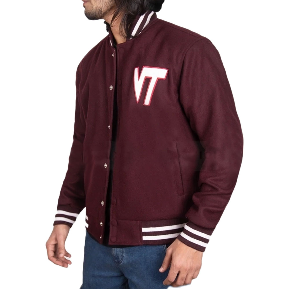 Virginia Tech Hokies Varsity Jacket Virginia Tech Hokies Varsity Jacket - Image 4