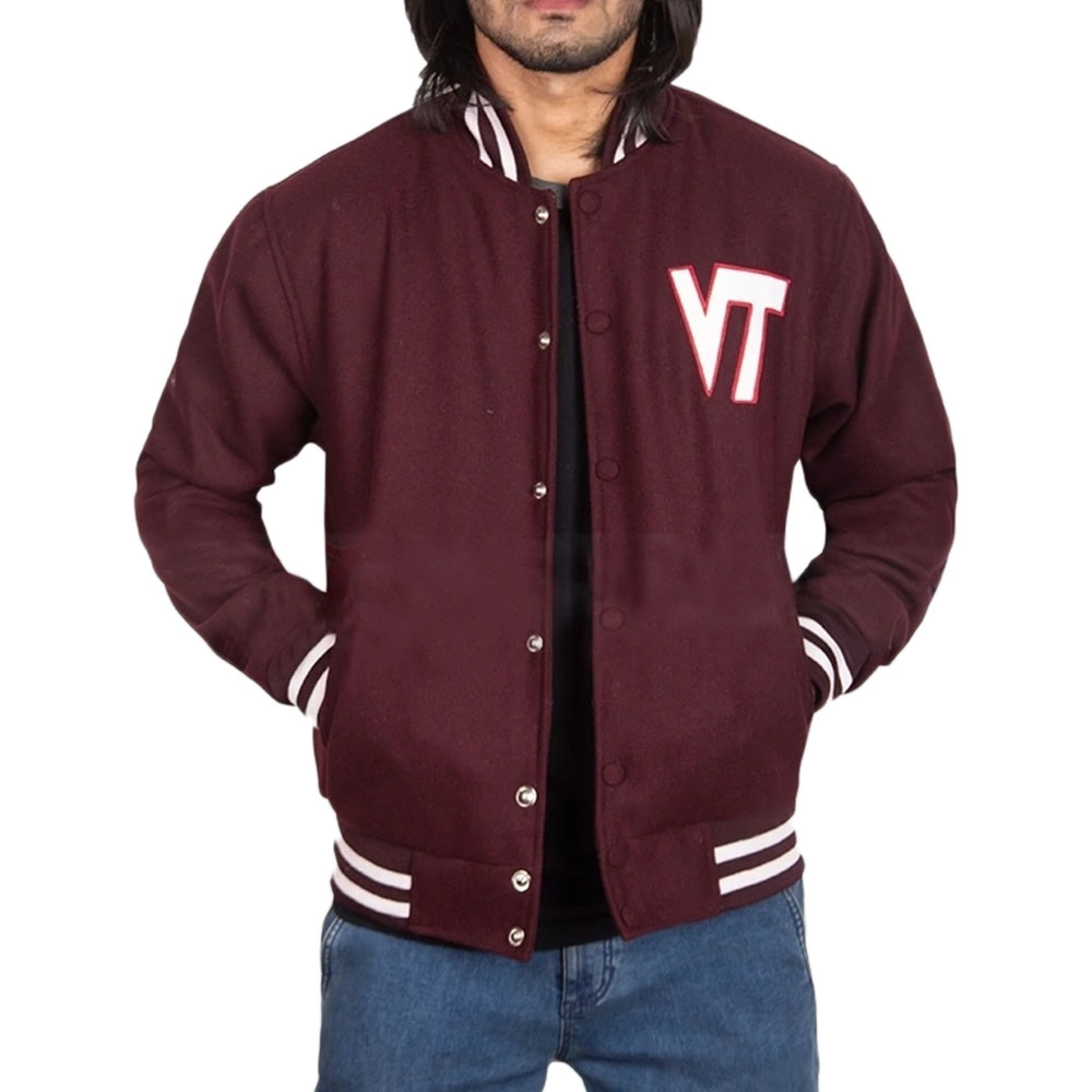 Virginia Tech Hokies Varsity Jacket Virginia Tech Hokies Varsity Jacket - Image 5