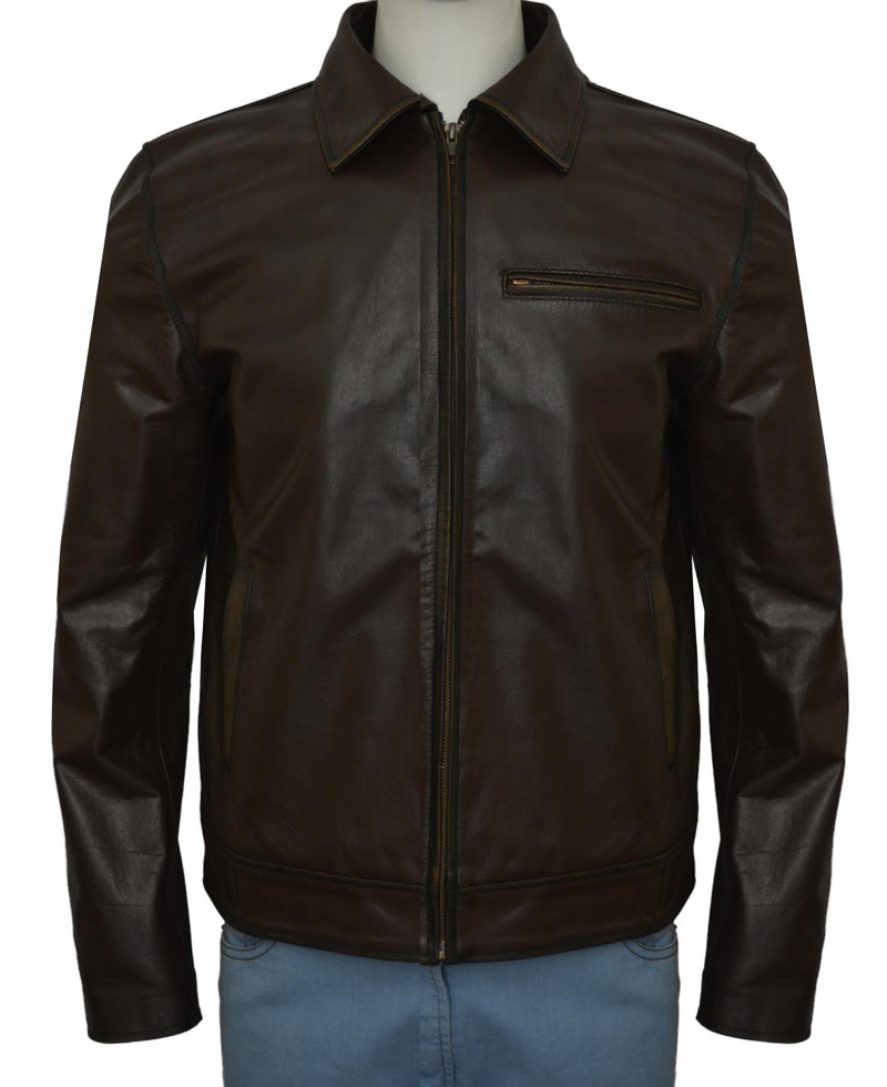 Dwayne Johnson Walking Tall Chris Vaughn Leather Jacket Dwayne Johnson Walking Tall Chris Vaughn Leather Jacket - Image 2