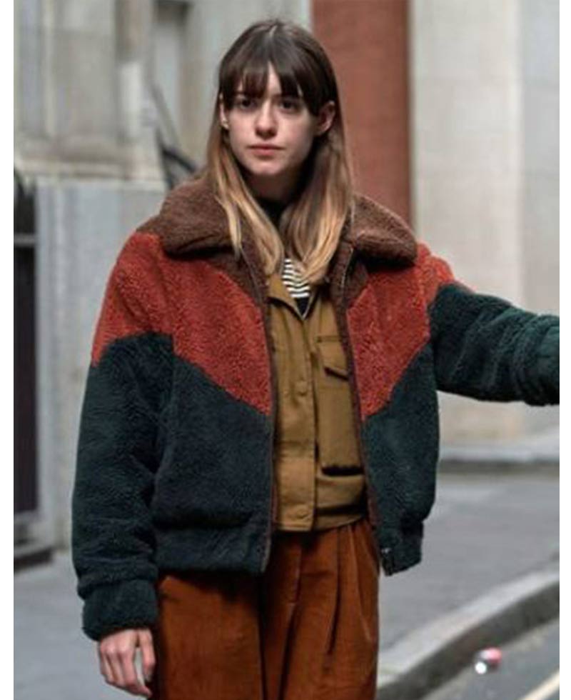 Daisy Edgar Jones War of The Worlds Season 02 Sherpa Jacket