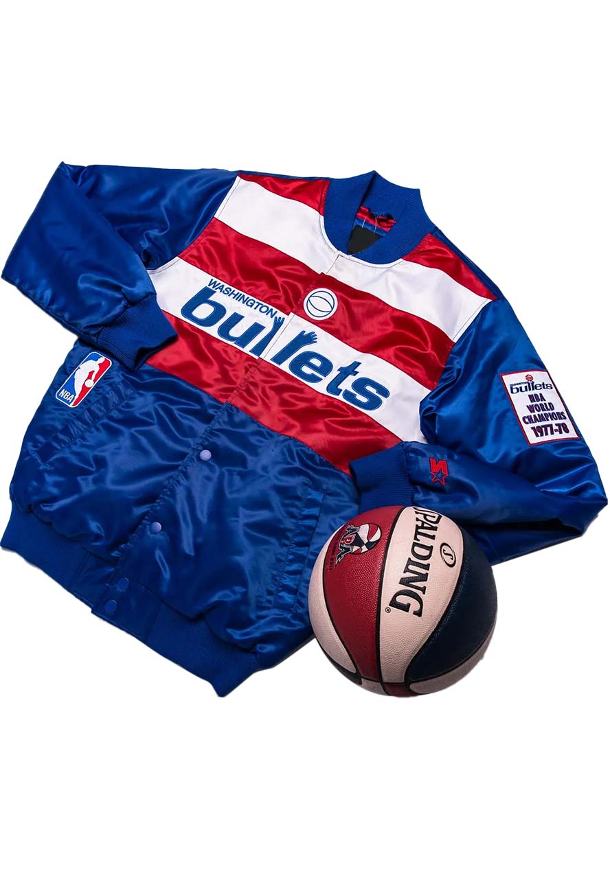 Washington Bullets Varsity Jacket Washington Bullets Varsity Jacket - Image 3