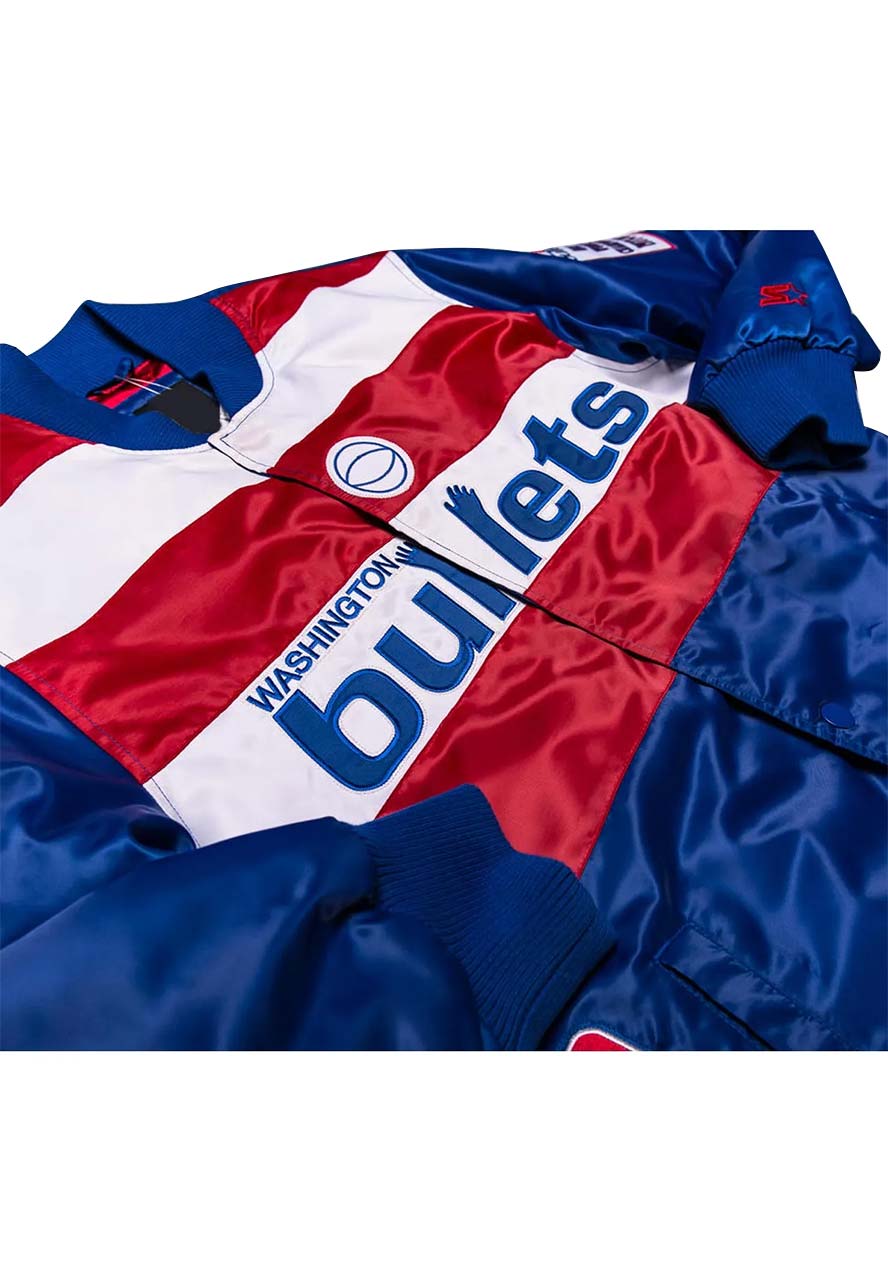 Washington Bullets Varsity Jacket Washington Bullets Varsity Jacket - Image 2
