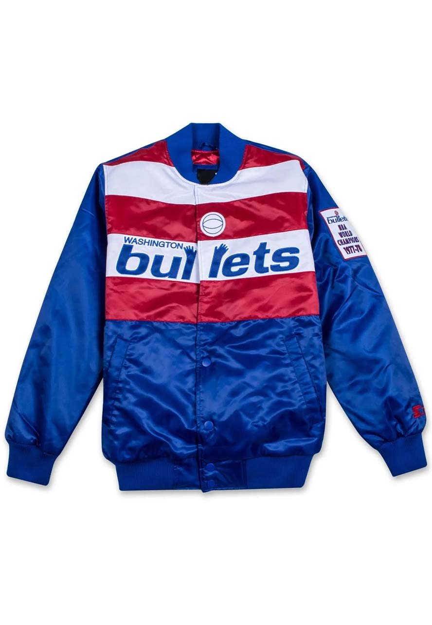 Washington Bullets Varsity Jacket Washington Bullets Varsity Jacket