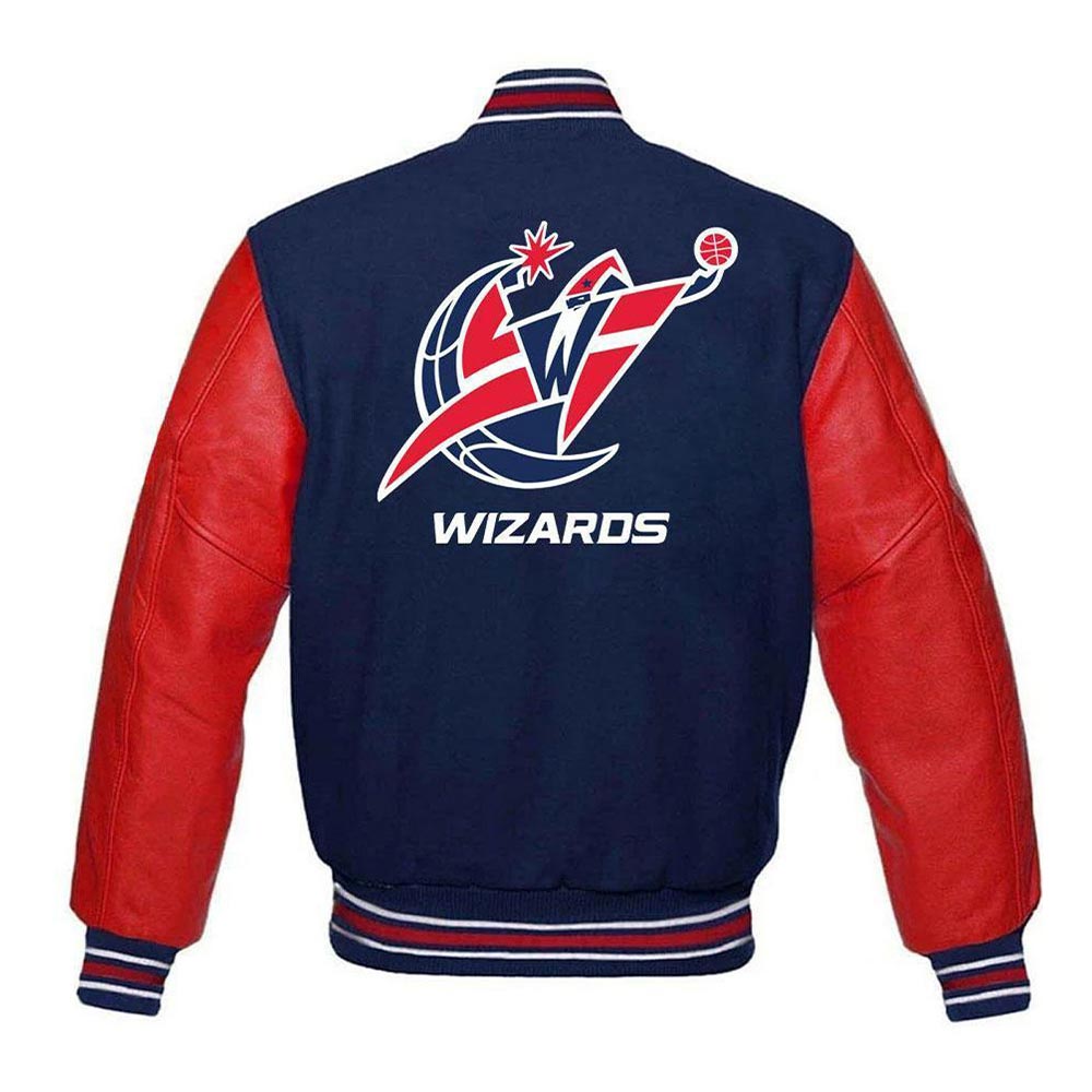 Washington Wizards Varsity Jacket Washington Wizards Varsity Jacket - Image 2