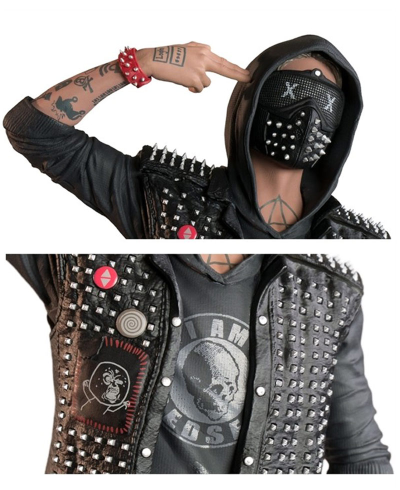 Watch Dogs 2 Wrench Jacket with Patches Watch Dogs 2 Wrench Jacket with Patches - Image 7