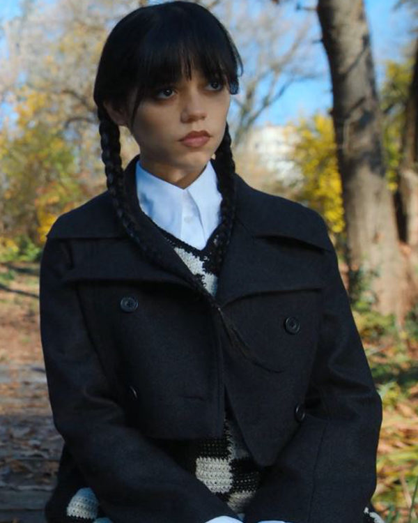Wednesday 2022 Addams Cropped Jacket