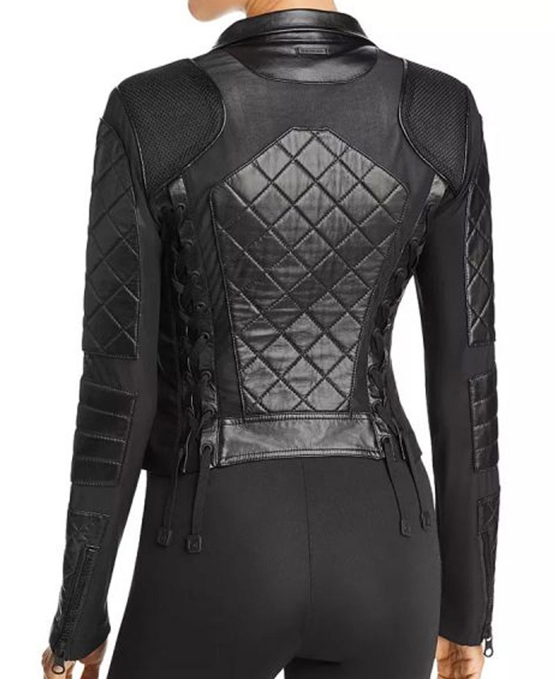 Westworld S03 Evan Rachel Wood Black Leather Jacket Westworld S03 Evan Rachel Wood Black Leather Jacket - Image 3
