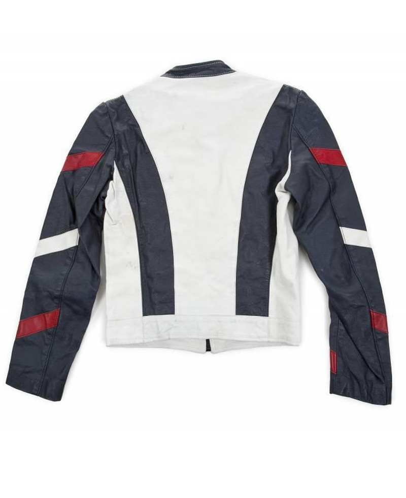Bruce Lee White and Black Leather Jacket Bruce Lee White and Black Leather Jacket - Image 2