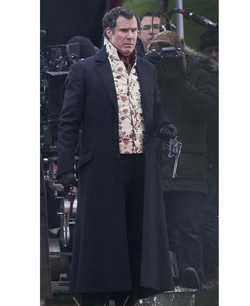 Will Ferrell Holmes and Watson Trench Coat Will Ferrell Holmes and Watson Trench Coat - Image 2