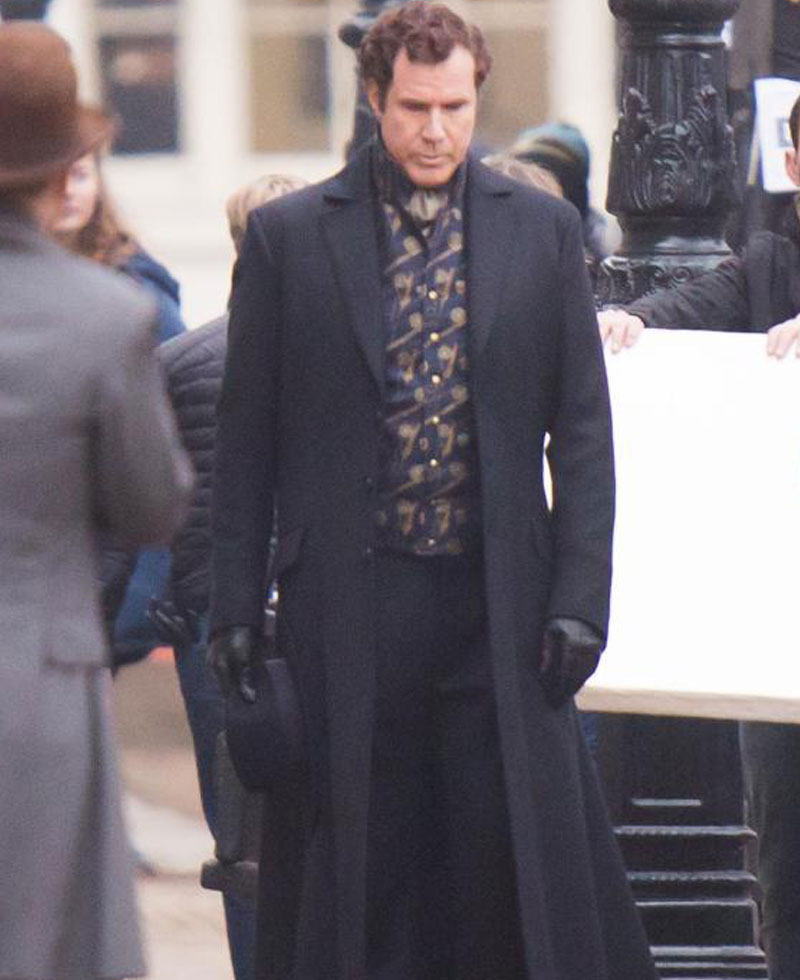 Will Ferrell Holmes and Watson Trench Coat Will Ferrell Holmes and Watson Trench Coat - Image 3