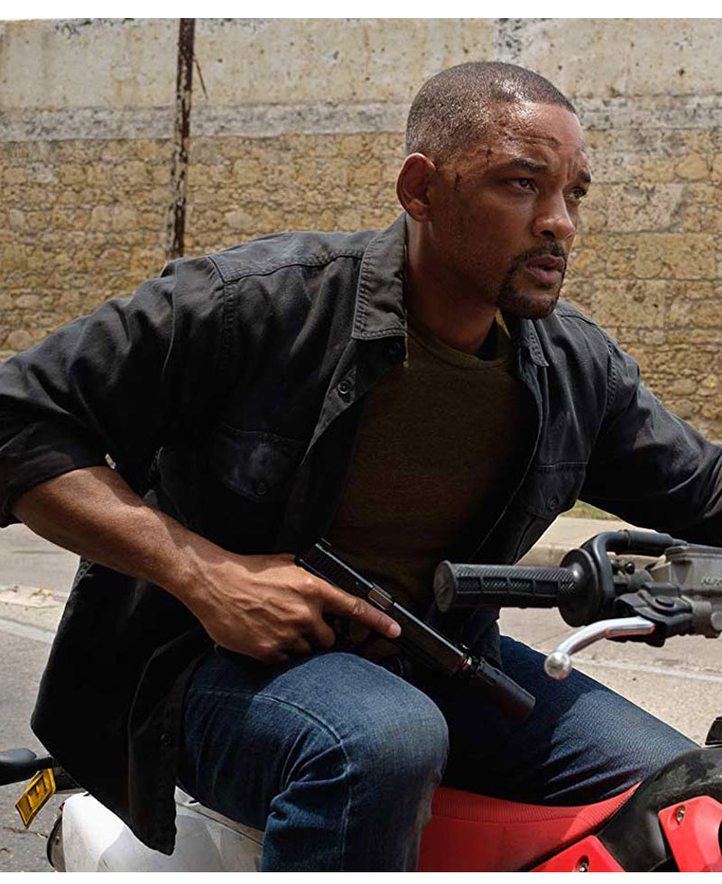 Will Smith Gemini Man Cotton Jacket Will Smith Gemini Man Cotton Jacket - Image 4