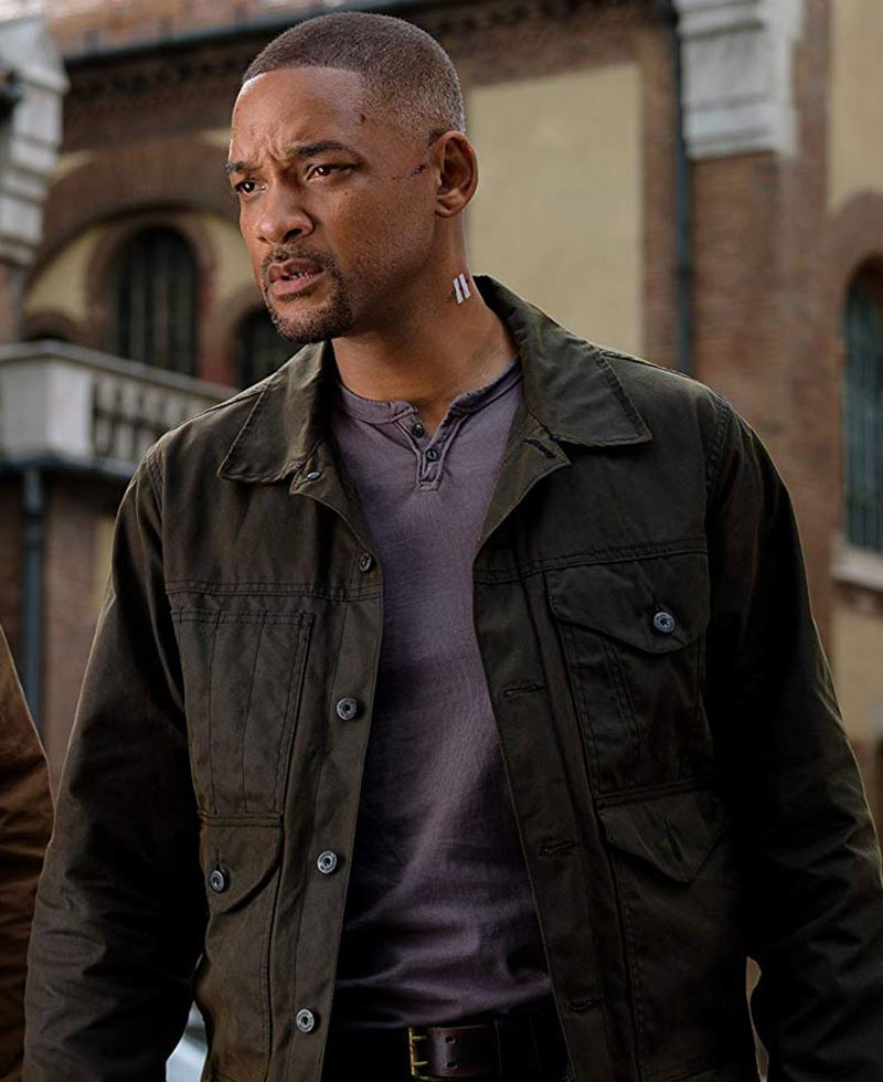 Will Smith Gemini Man Cotton Jacket Will Smith Gemini Man Cotton Jacket - Image 3