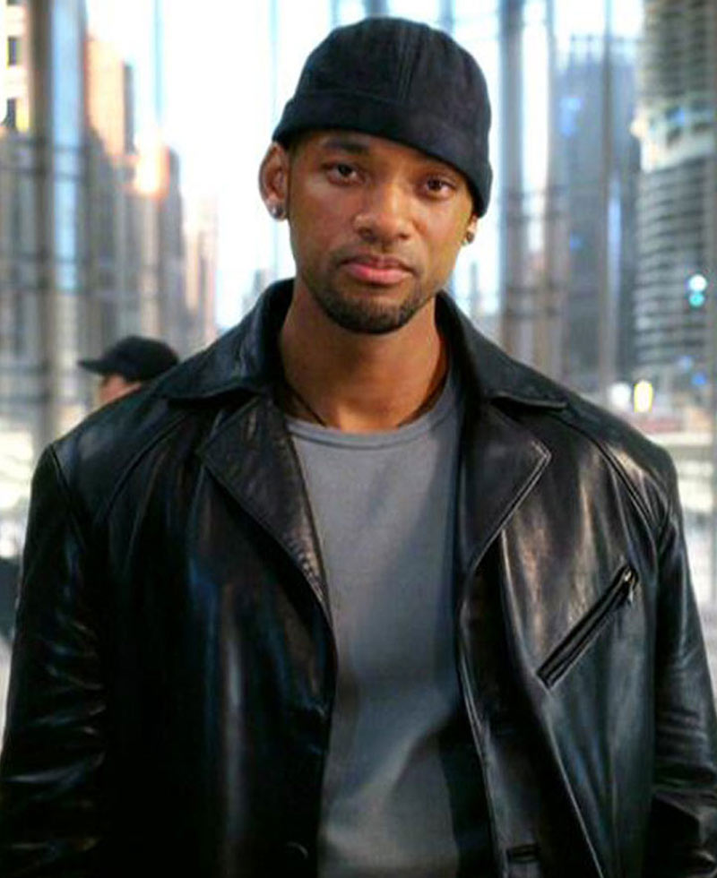 Will Smith I Robot Leather Jacket Will Smith I Robot Leather Jacket - Image 4
