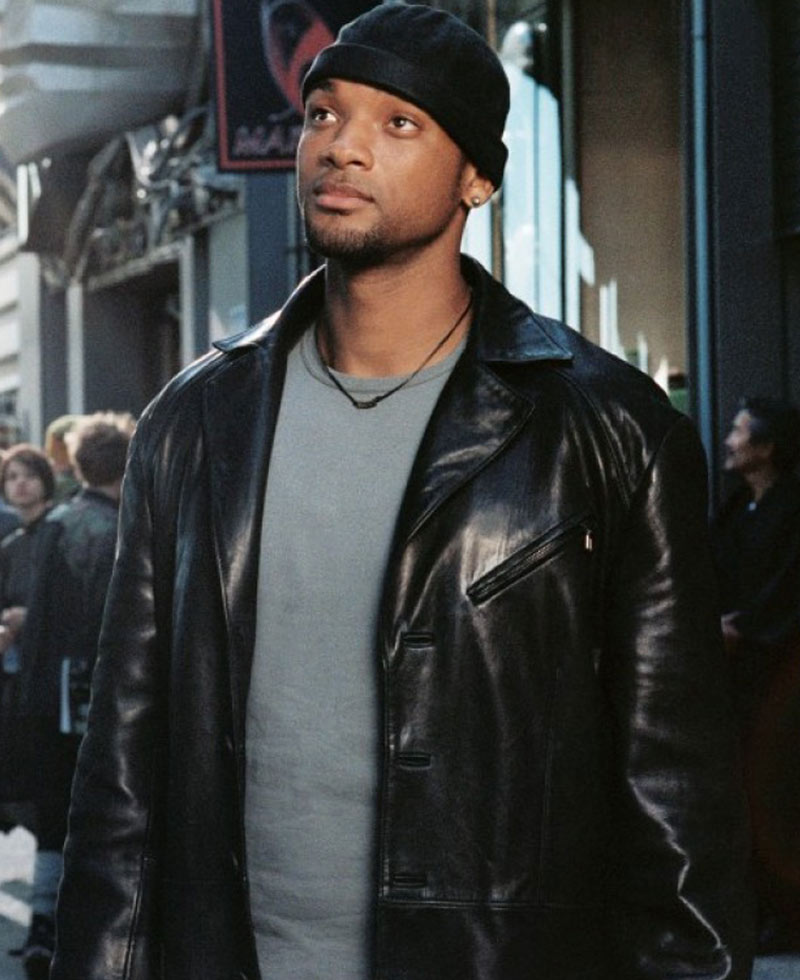 Will Smith I Robot Leather Jacket Will Smith I Robot Leather Jacket - Image 3