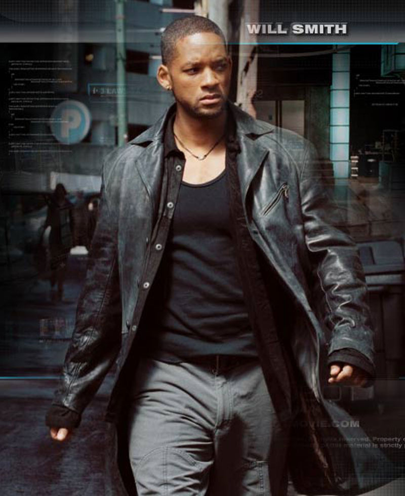 Will Smith I Robot Leather Jacket Will Smith I Robot Leather Jacket