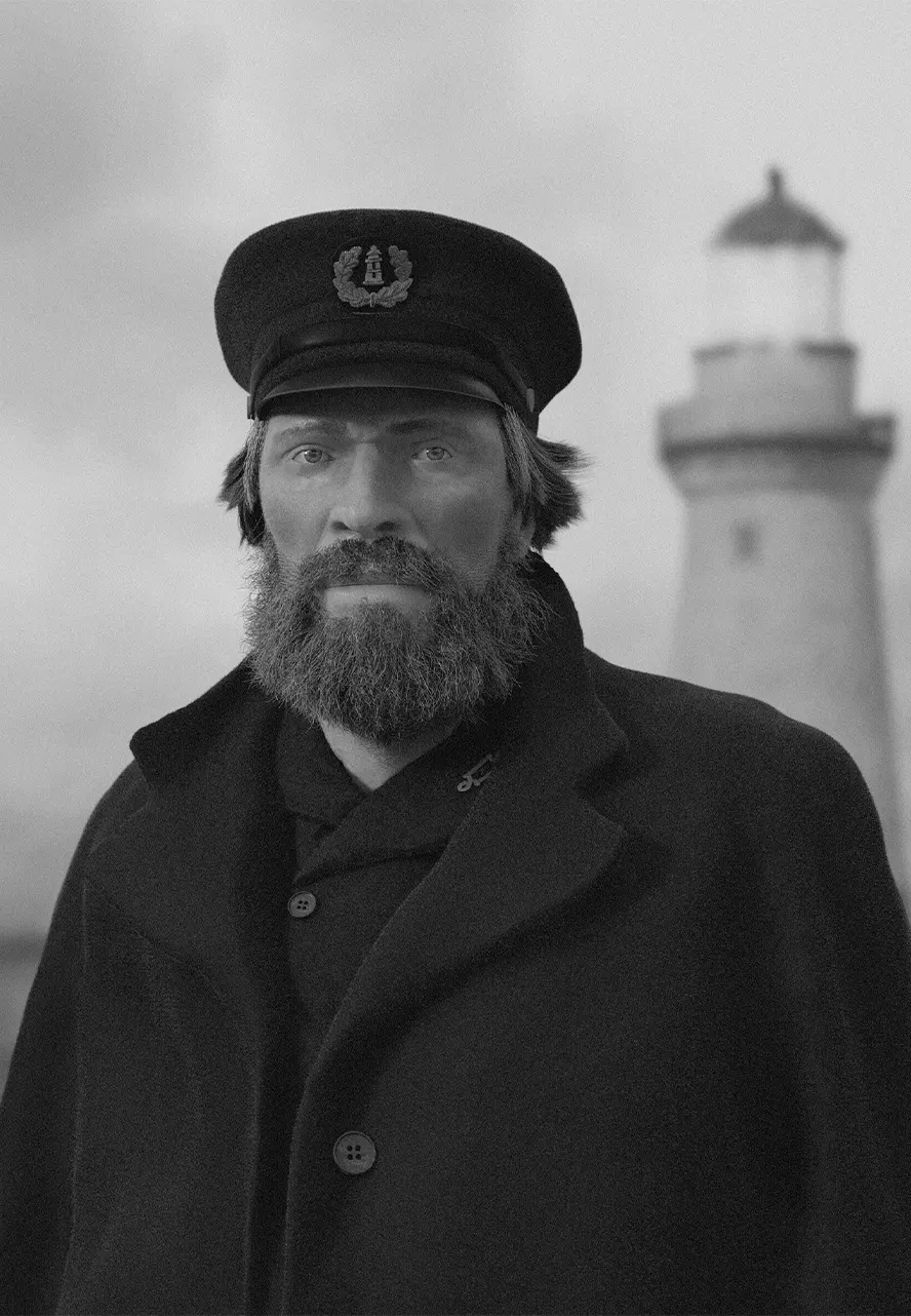 Willem Dafoe The Lighthouse Black Coat Willem Dafoe The Lighthouse Black Coat - Image 3