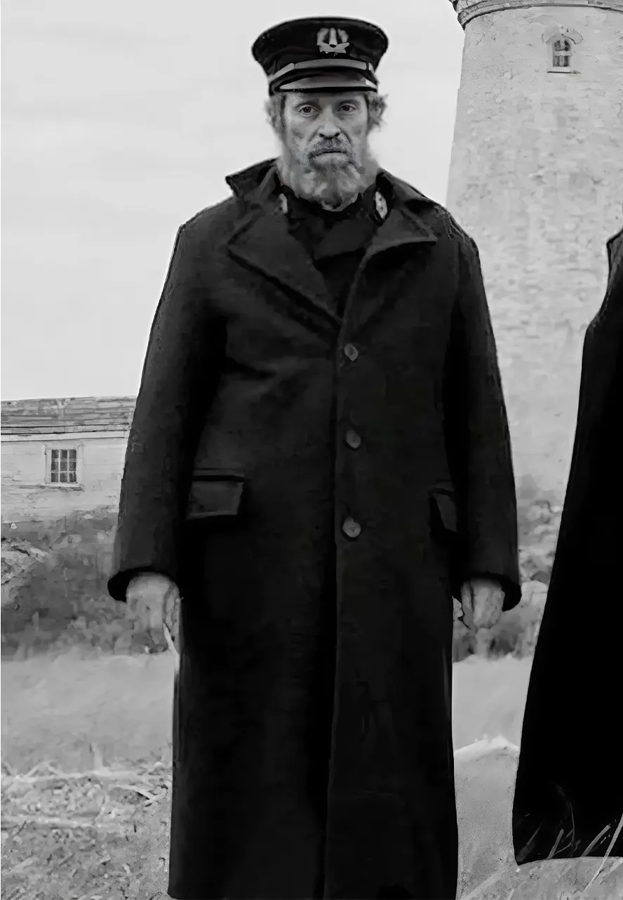 Willem Dafoe The Lighthouse Black Coat Willem Dafoe The Lighthouse Black Coat - Image 2