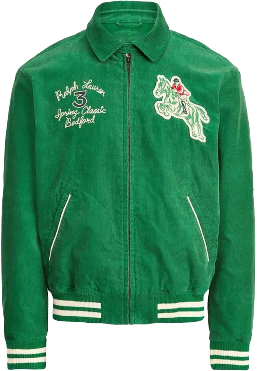 Wimbledon Ben Simmons Green Bomber Jacket Wimbledon Ben Simmons Green Bomber Jacket - Image 3