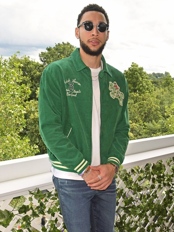 Wimbledon Ben Simmons Green Bomber Jacket