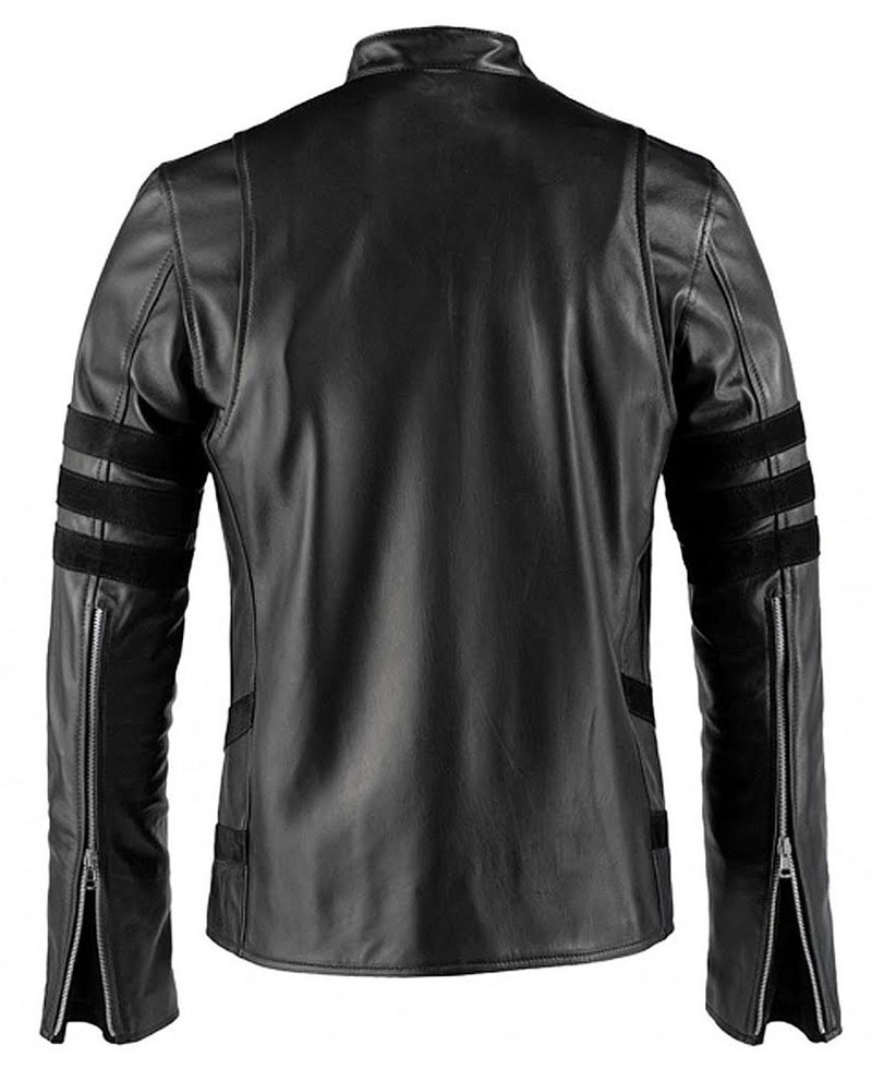 Wolverine Black Leather Jacket Wolverine Black Leather Jacket - Image 2