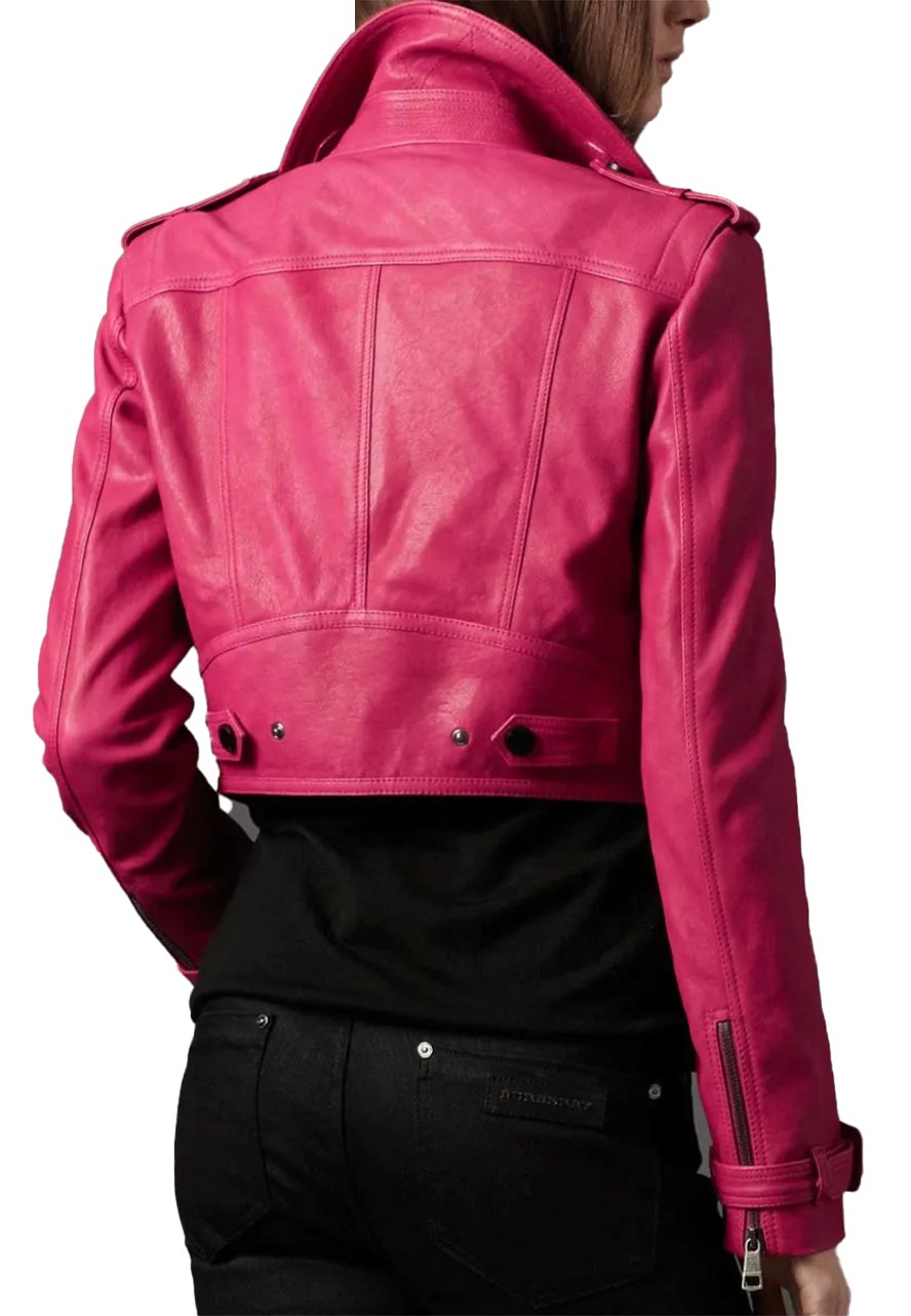 Women’s Cropped Fuchsia Pink Jacket women’s cropped fuchsia pink jacket