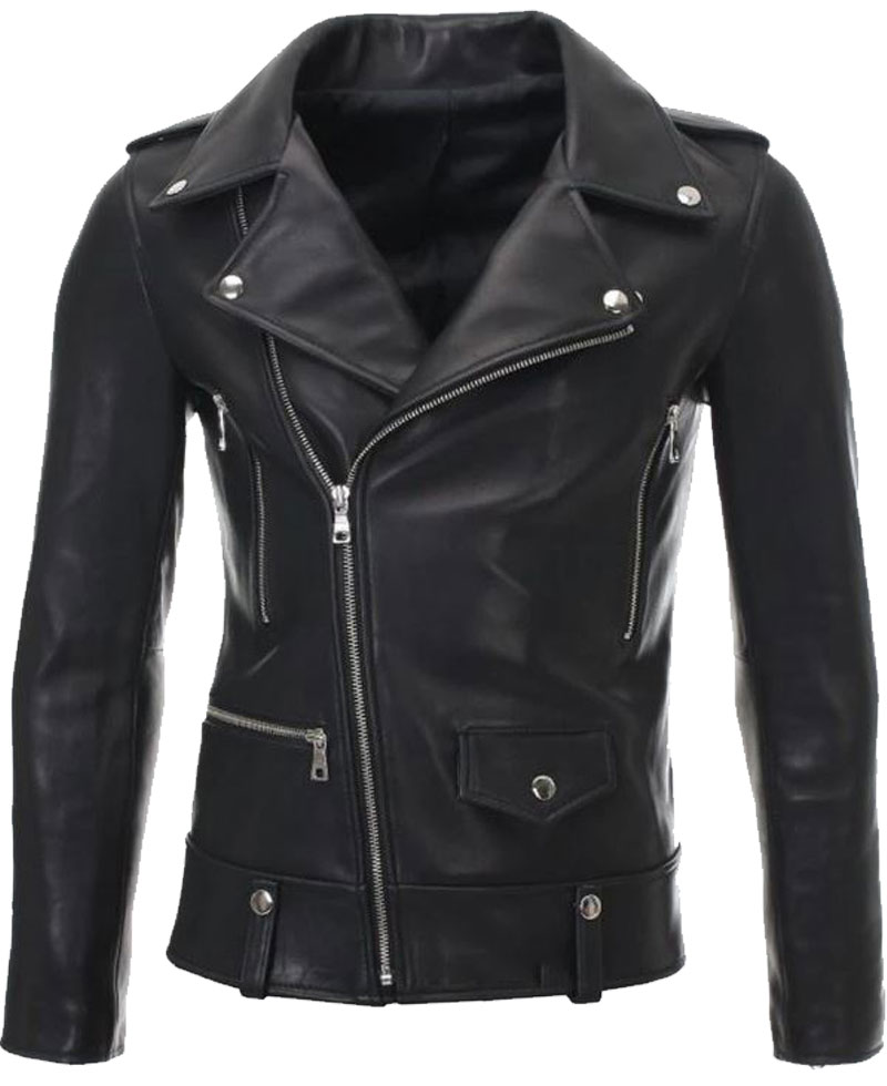 Women's FJ049 Motorcycle Asymmetrical Sheepskin Black Leather Jacket Women's FJ049 Motorcycle Asymmetrical Sheepskin Black Leather Jacket