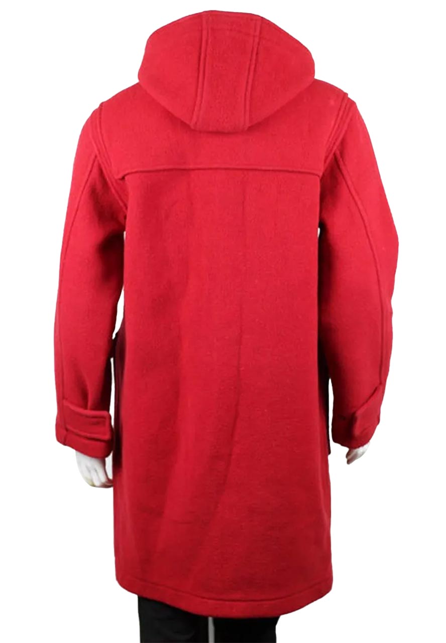 Women’s Red Duffle Coat Women’s Red Duffle Coat - Image 2