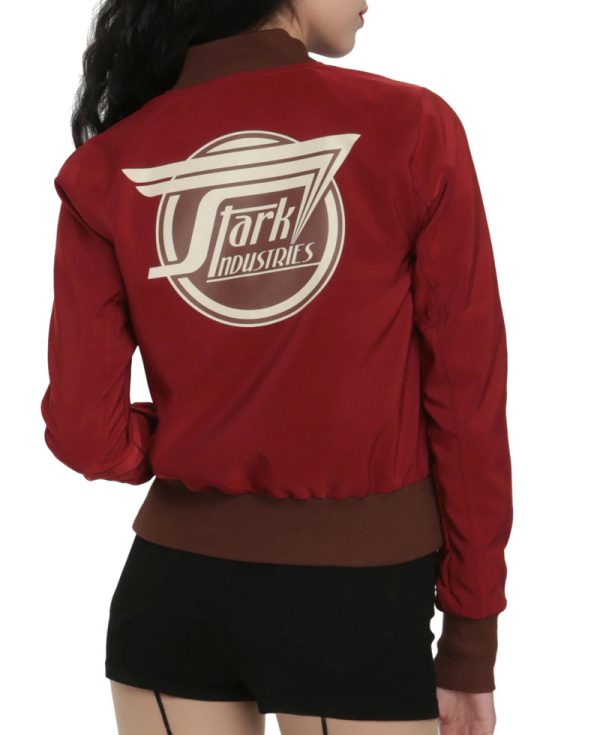 Women's Stark Industries Bomber Satin Jacket