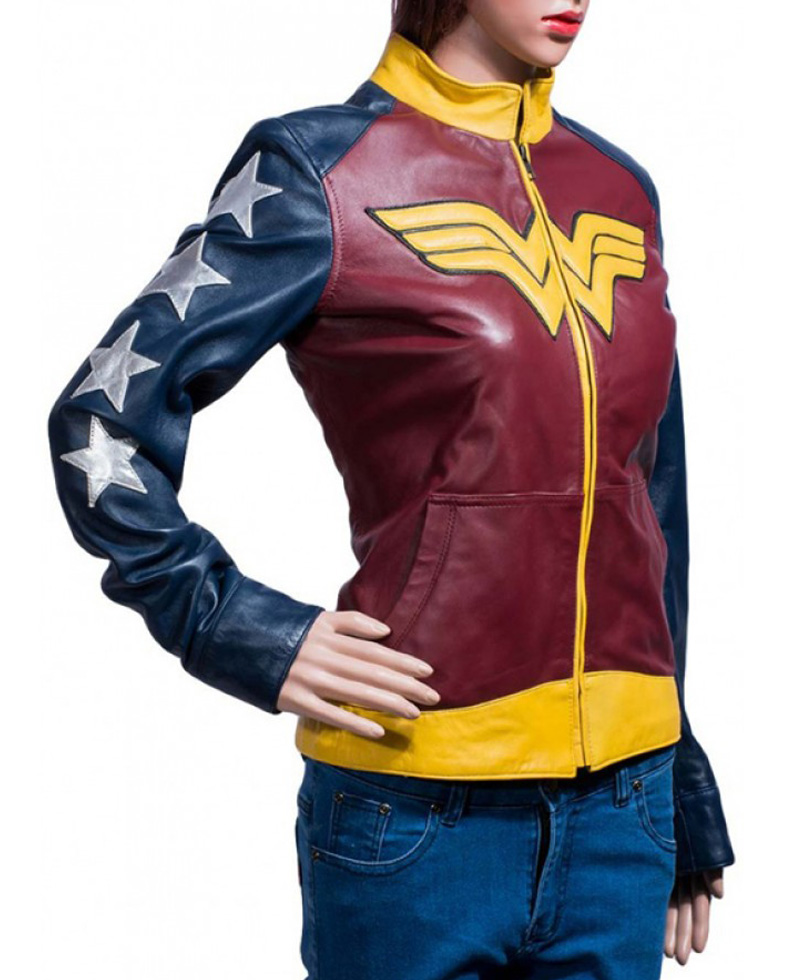 Wonder Woman Leather Jacket leather jacket wonder woman