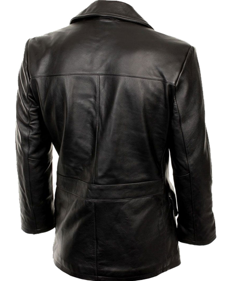 World War 2 German Leather Peacoat World War 2 German Leather Peacoat - Image 2