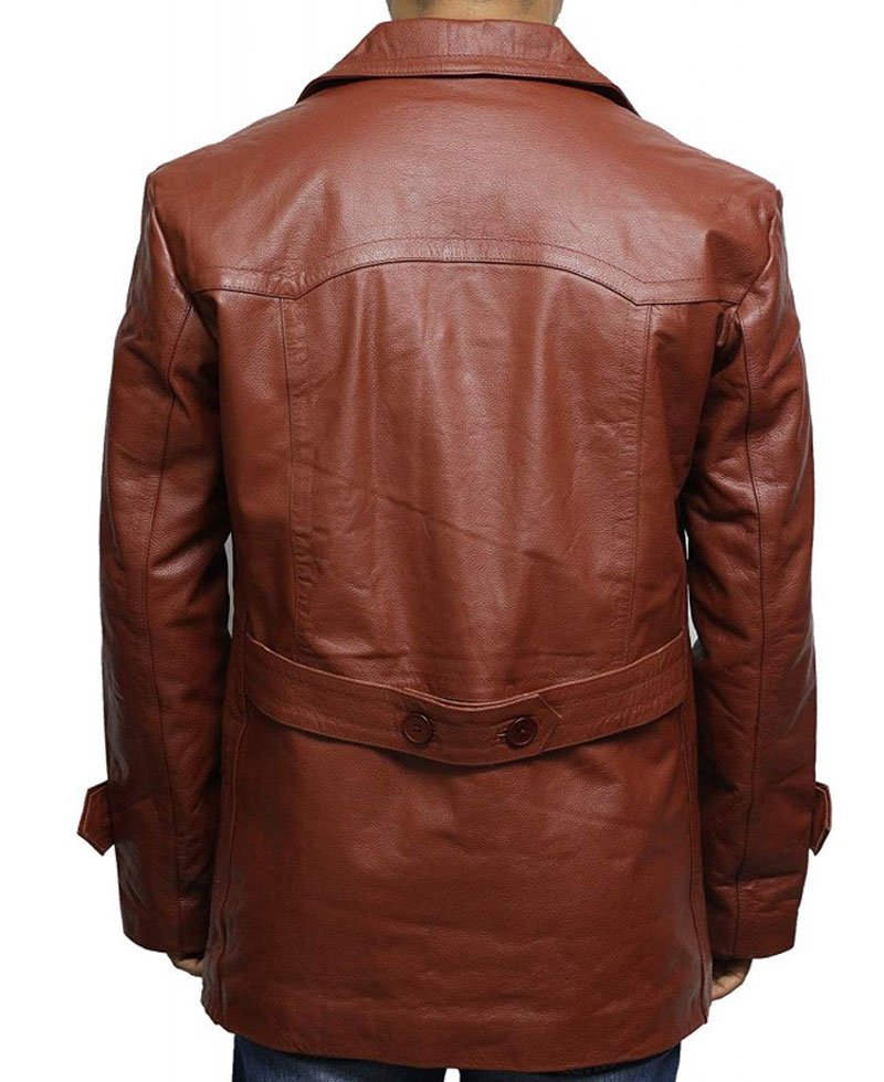 World War 2 German Leather Peacoat World War 2 German Leather Peacoat - Image 4