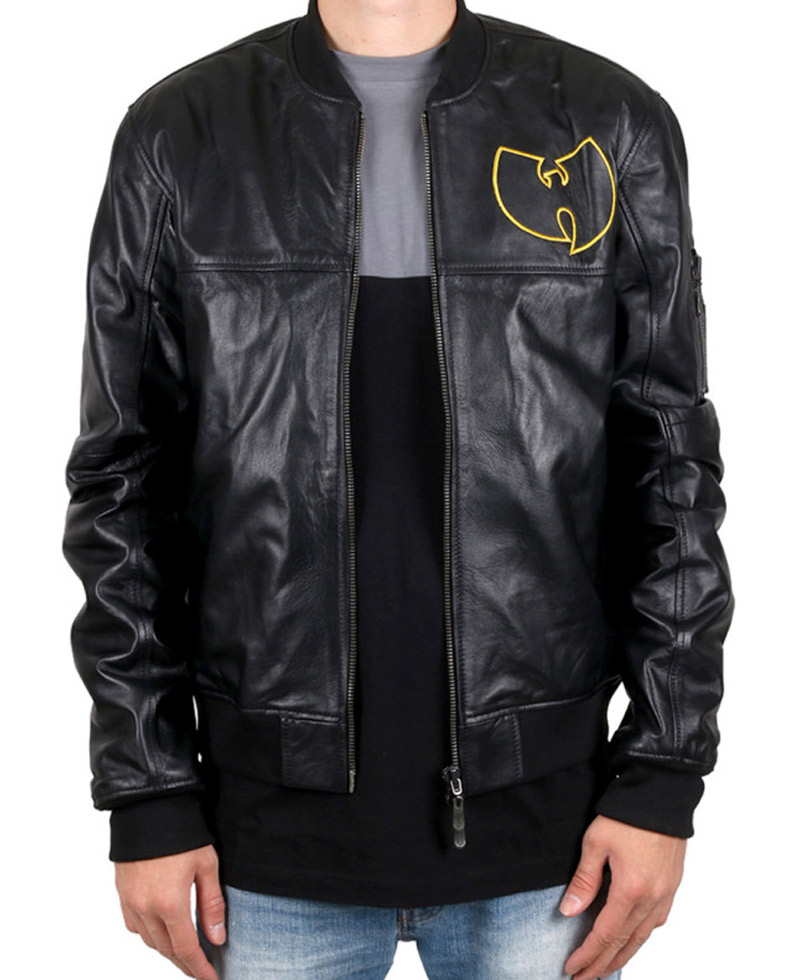 Wu Tang Embroidery Leather Jacket Wu Tang Embroidery Leather Jacket - Image 3